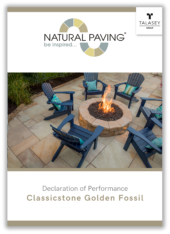 Access the Declaration of Performance for Golden Fossil Classicstone, outlining the product's performance and compliance details.