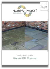 Access the SDS for Pavetuf Green-Off Cleaner, detailing essential safety information and handling instructions for safe use.