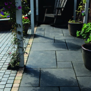 Charcoal Classicstone Collection. Natural Stone Patio Paver.