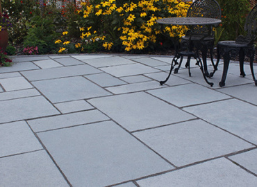 Steel Blue Limestone Patio Paver Collection