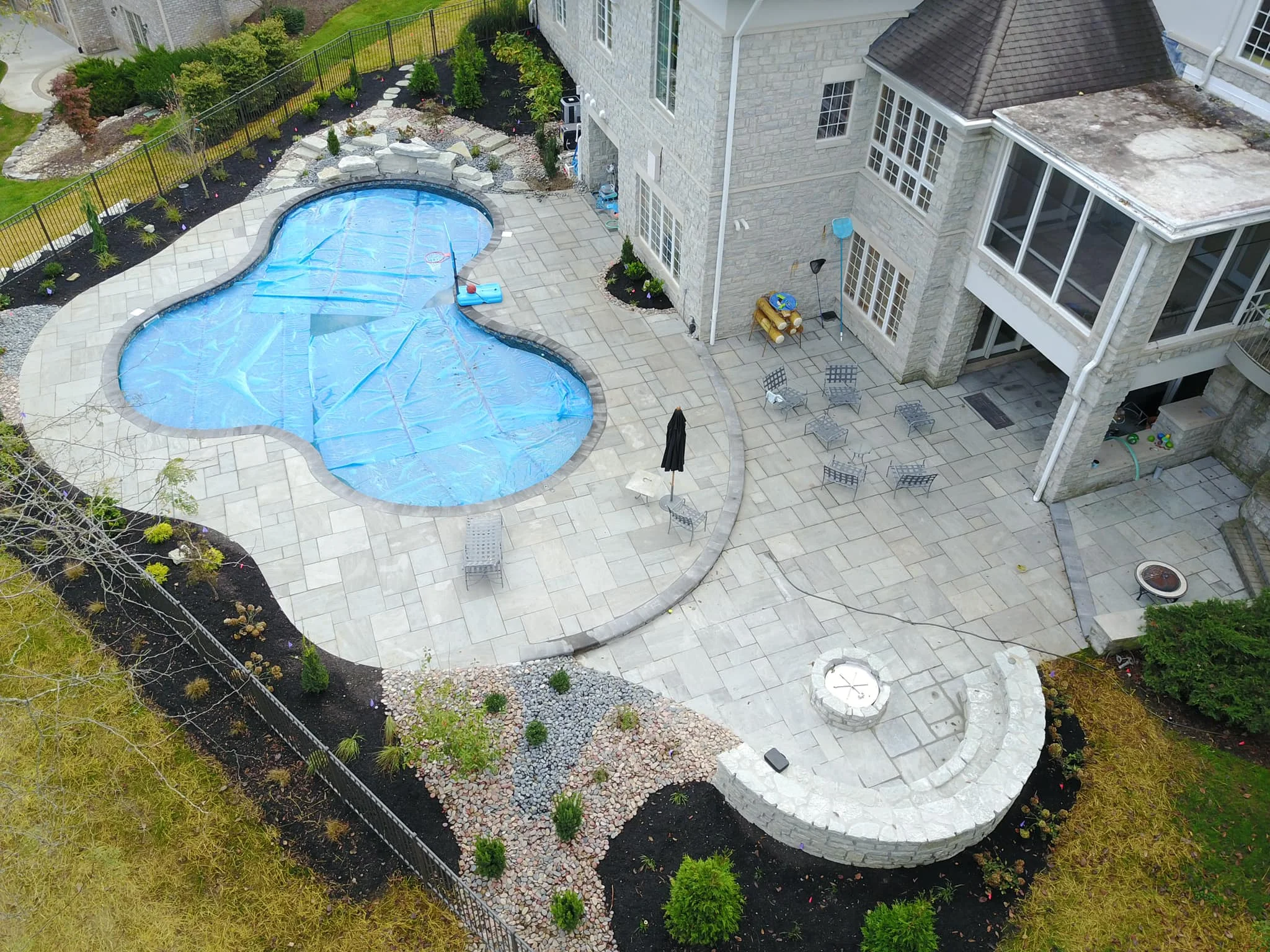 Dive into fun with Promenade Classicstone pavers on your pool deck—where style meets splash-tastic vibes!